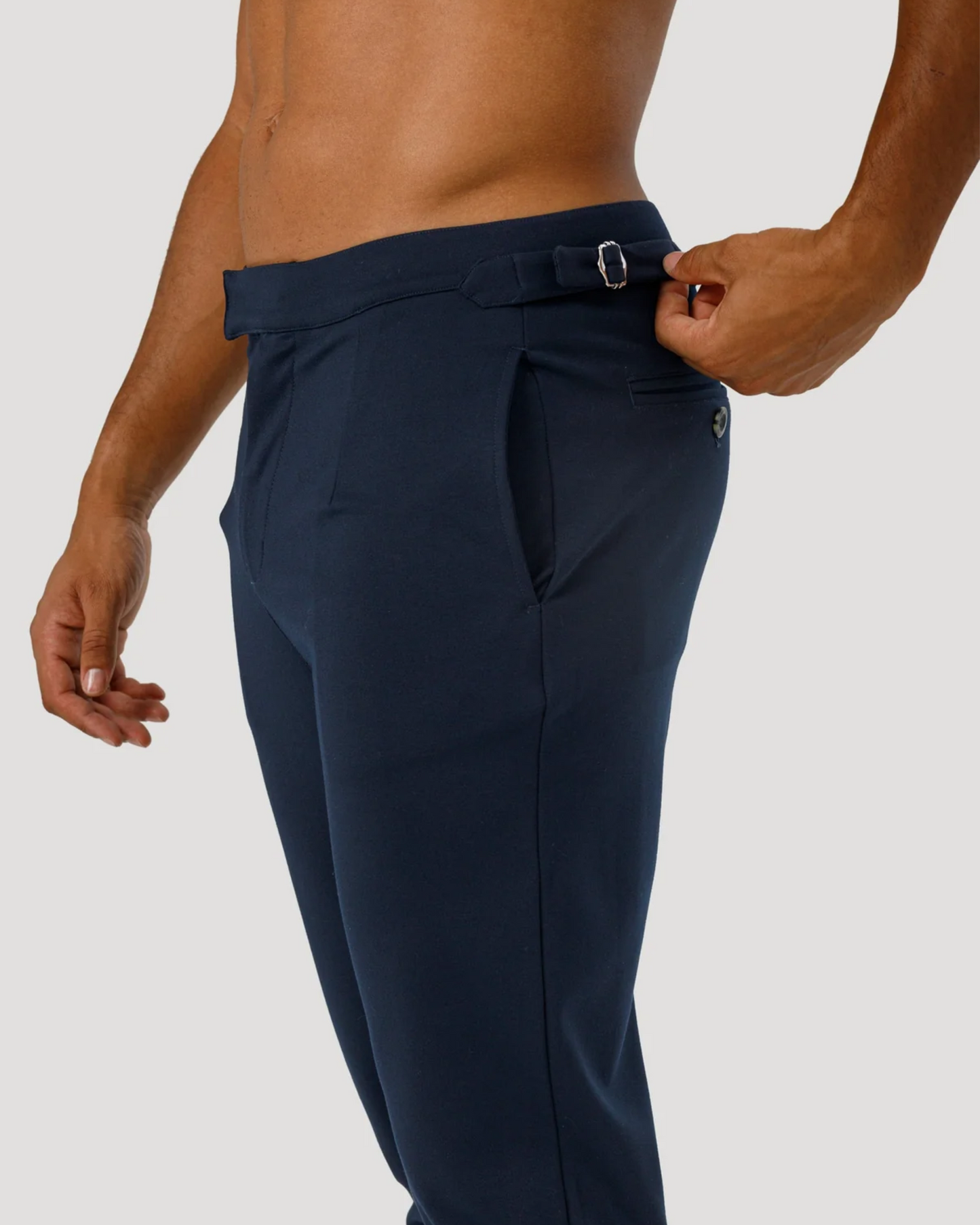 Pantalon de Costume Homme à Ajustement Latéral Amalfi [Achetez 1, Recevez-en 2]
