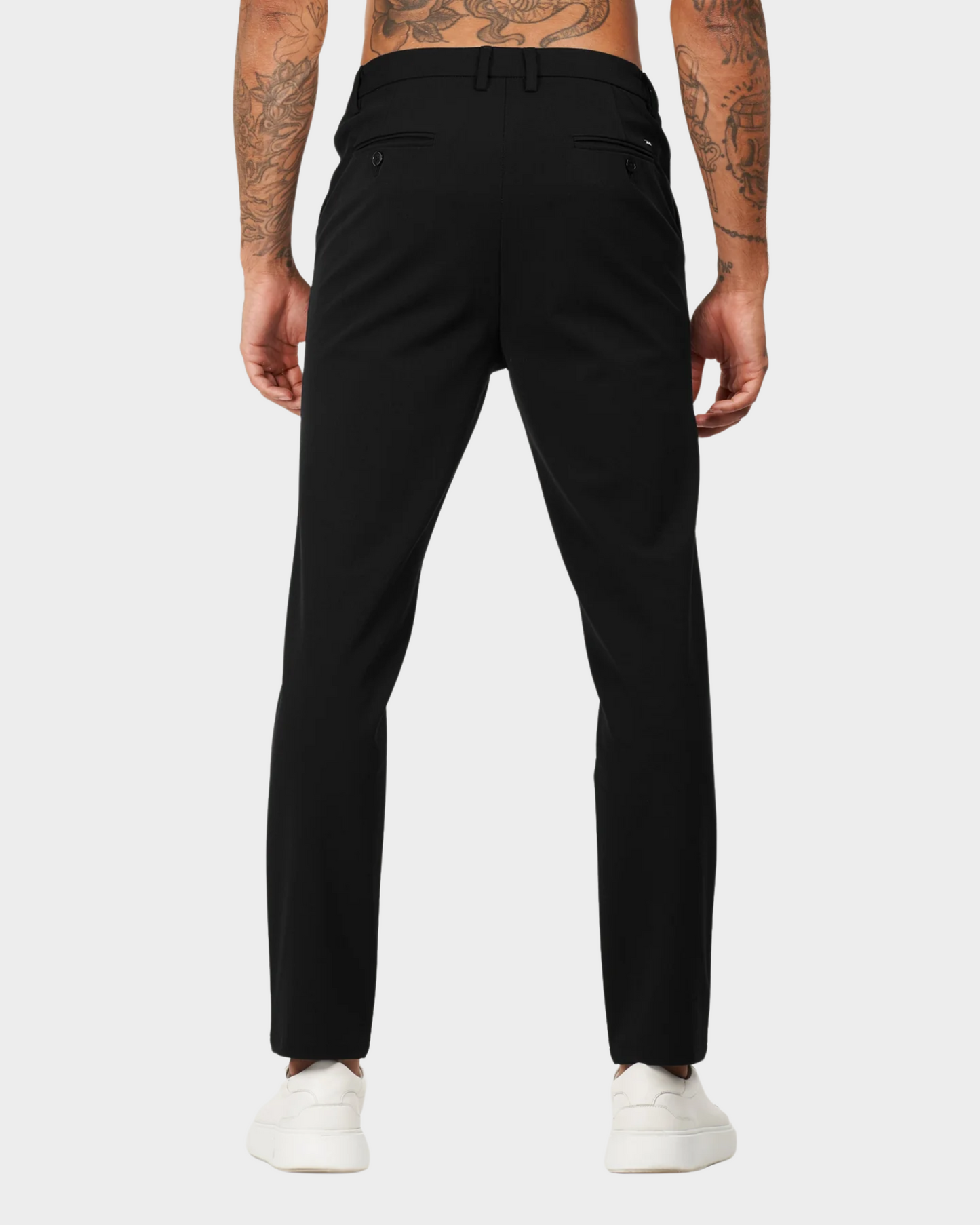 Pantalon de Costume Homme en Tailleur Capri [Tissu Premium]