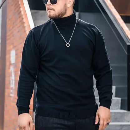 Pull Homme Grande Taille à Col Roulé Sampaio®