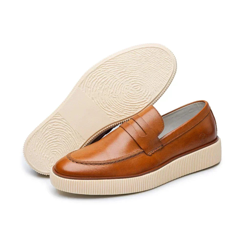 Chaussure Habillée Homme Mocassin en Cuir Véritable – Style Décontracté