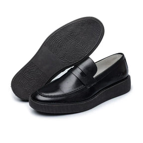 Chaussure Habillée Homme Mocassin en Cuir Véritable – Style Décontracté