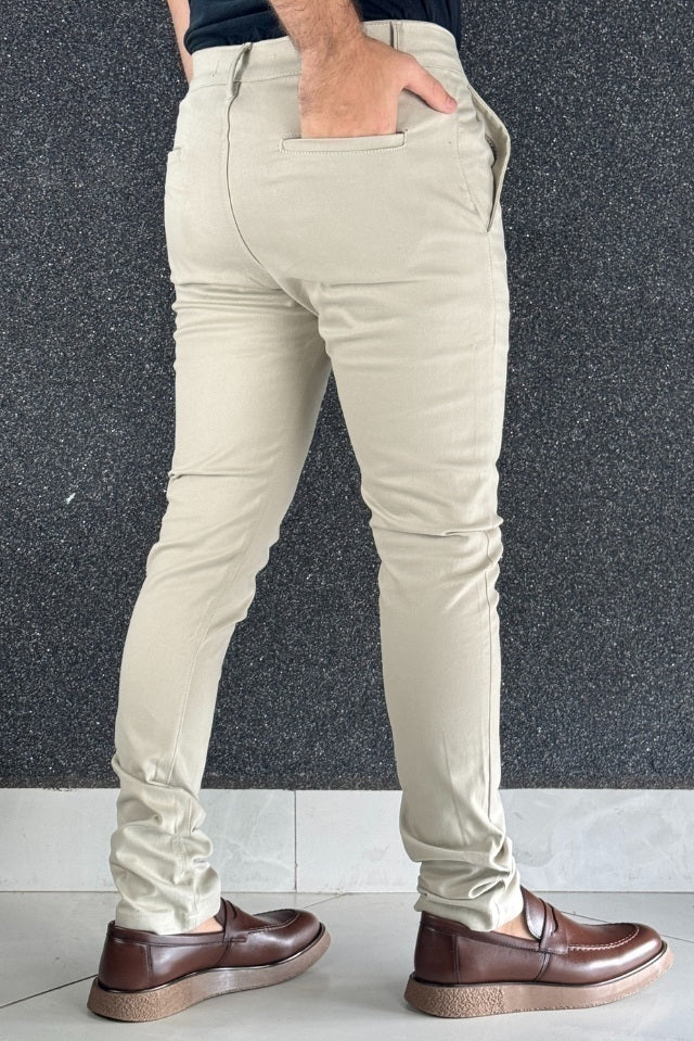Pantalon Crème Traditionnel